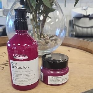 L'Oreal Curl Expression Hair Care Duo in Vibrant Pink